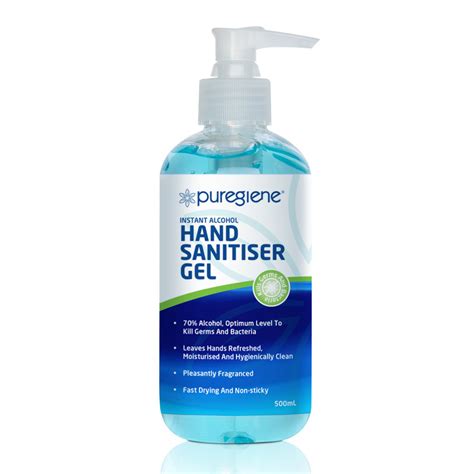 Puregiene Hand Sanitiser Alcohol Gel 500ml Each Abconet