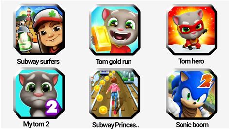 Subway Surfers Tom Gold Run Tom Hero Dash My Talking Tom Subway