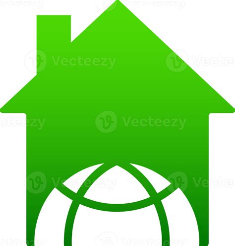 Green Home Icon 15437625 Png