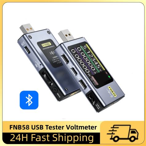 FNIRSI FNB58 USB Tester Voltmeter Ammeter TYPE C Fast Charge Detection