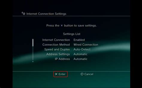 Playstation3 Configuring A Playstation3 For Ethernet