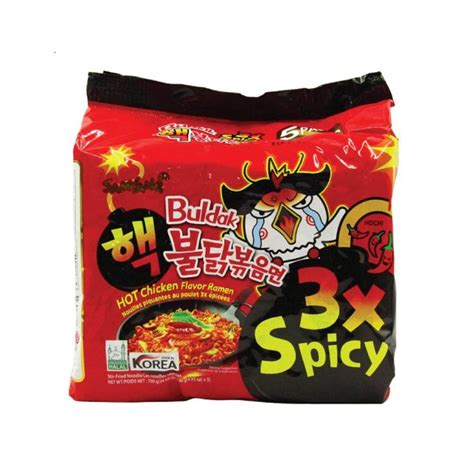 Samyang X Spicy Rare Hot Chicken Flavor Ramen Korean Spicy Noodles Pack X G Etsy
