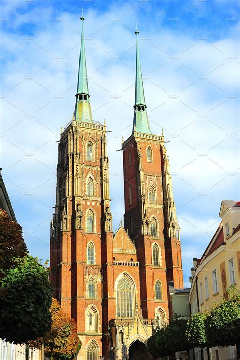 The Cathedral. Wroclaw, Poland | Architecture Stock Photos ~ Creative ...