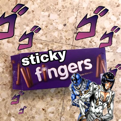 STICKY FINGERS Jojo Bizzare Adventure Sticky Fingers Jojo S Bizarre