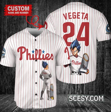 Philadelphia Phillies X Vegeta Super Saiyan Dragon Ball Z With Trophy