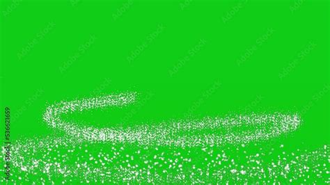 Glitter Christmas Tree Particles Transition On Green Screen Christmas