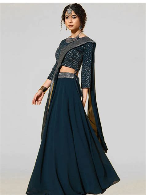 Embellished Flared Lehenga Choli Set