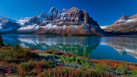 Wallpaper Landscape Mountains Lake Water Rock Nature Reflection