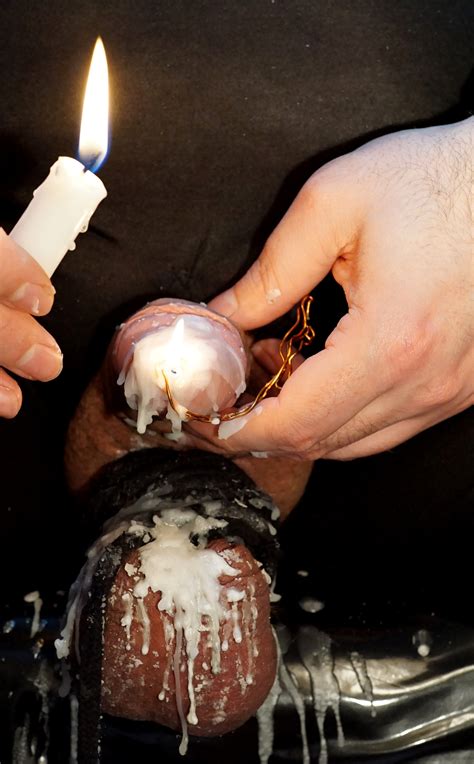 CBT Hot Wax In Urethra Candle Making And Burning Flames Photo BoyFriendTV