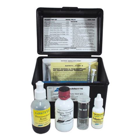 Salinity Titration Lamotte Test Kits Pentair Aes