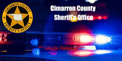 Press Releases & Community News - Cimarron County Sheriff's Office