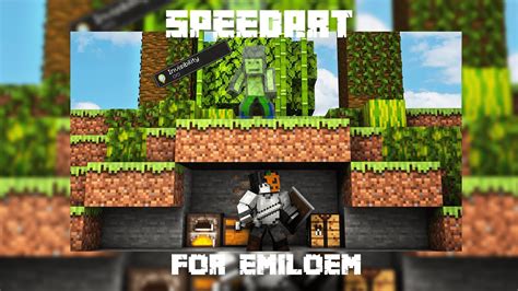 SPEEDART MINECRAFT MANHUNT THUMBNAIL FOR Emiloem ZVIERNIS YouTube