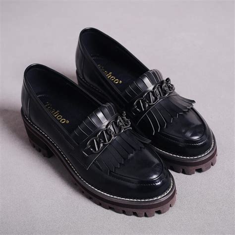 Zapatos De Moda Teahoo Para Mujer Con Cadenas Zapatos Oxford 2018