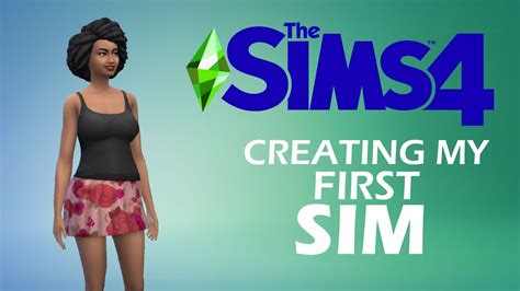 Creating My First Sim Sims 4 Youtube