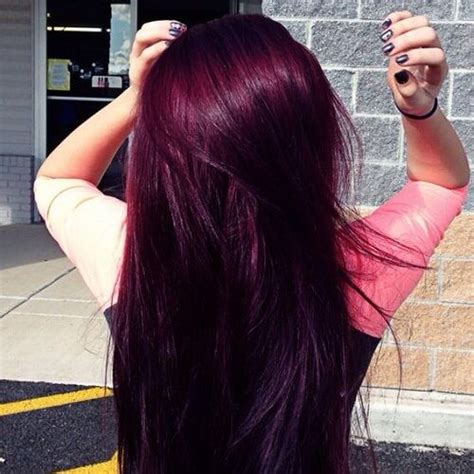 Dark Magenta Hair Color