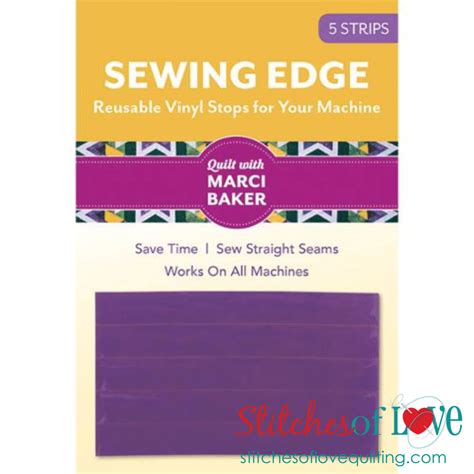 The Perfect Seam Allowance Tool” Sewing Edge Vinyl Stops