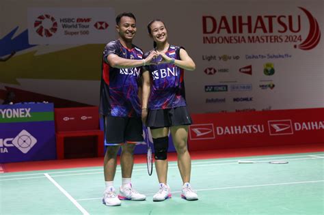 Indonesia Masters 2024 Rehan Lisa Lolos Ke Perempat Final Usai