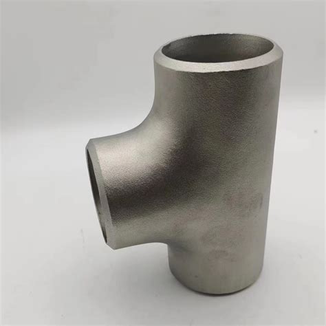 Stock SS304 316 Pipe Fitting Butt Welding Stainless Steel Outlet Tee