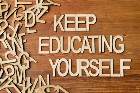 Premium Photo Keep Educating Yourself
