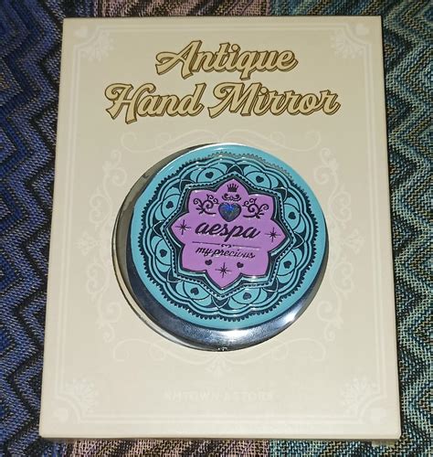 Aespa Official Antique Hand Mirror Karina Version Hobbies Toys