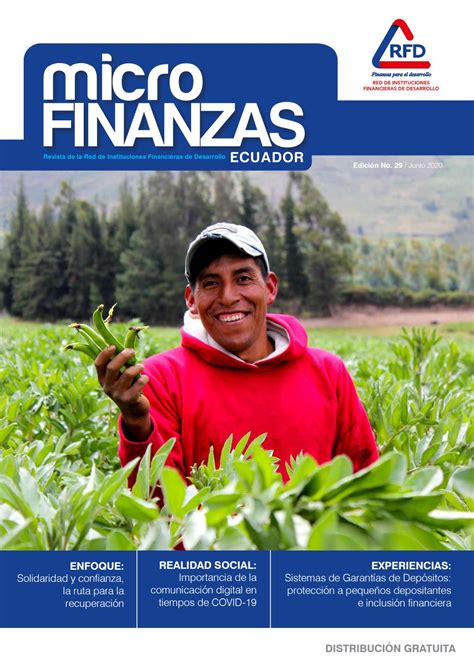 Revista Microfinanzas Edici N Rfd Red De Instituciones