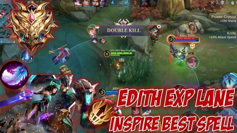 EXP LANER YANG COCOK UNTUK LAWAN TERIZLA EDITH INSPIRE MENUJU TOP