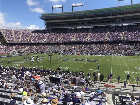 A new record crowd will soon fill amon g carter stadium 27