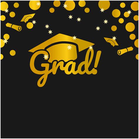 Happy Graduation Banner And Poster Template 11427818 Vector Art At Vecteezy