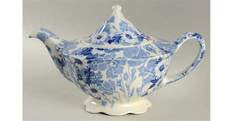 Gay Day Blue Scalloped Teapot Lid By Wood Sons Replacements Ltd