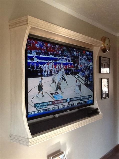 Frame Tv On Wall Love This Idea Even Better Then The Kinect Can Sit