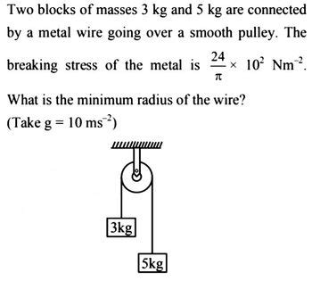 answered  blocks  masses  kg    metal wire    sr