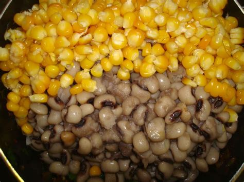 All African Dishes Beans And Corn Porridge Adalu