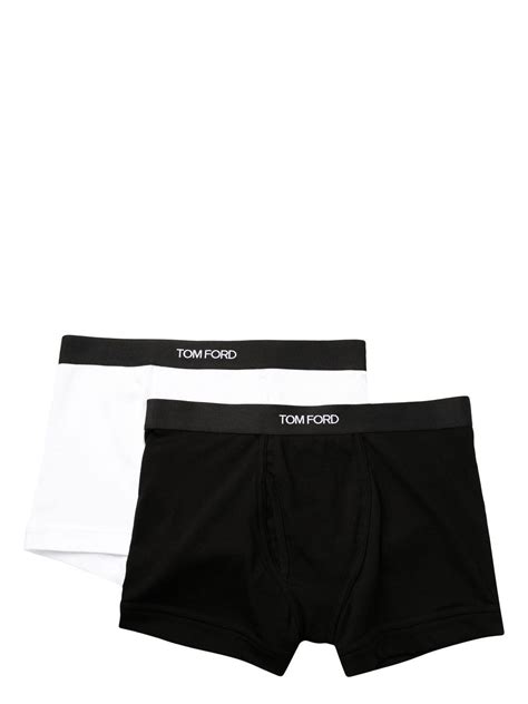 Tom Ford Two Pack Logo Waistband Boxers Farfetch