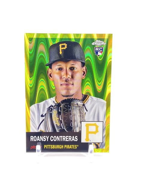 2022 Topps Chrome Platinum Anniversary Roansy Contreras Gold Wave