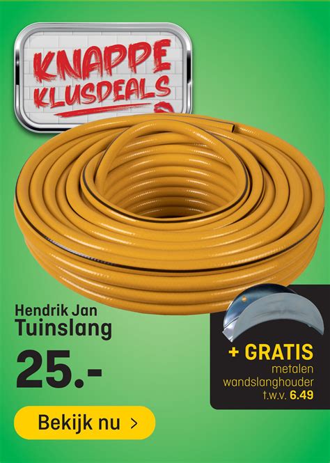 Hendrik Jan Tuinslang Aanbieding Bij Hubo