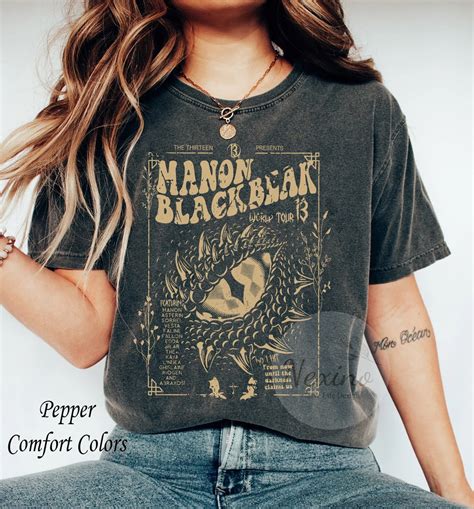 Manon Blackbeak Throne Of Glass Comfort Colors Shirt Sarah J Maas Merch Rowan Whitethorn