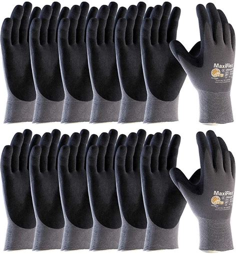 Buy Maxiflex Pairs L Gloves Nitrile Micro Foam Grip Palm