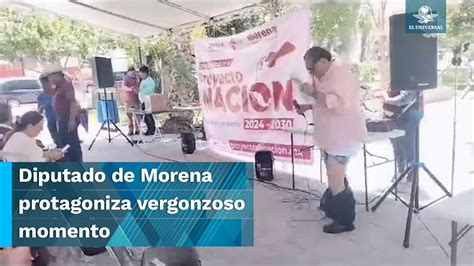 Bochornoso Momento Se Le Caen Los Pantalones A Diputado En Evento