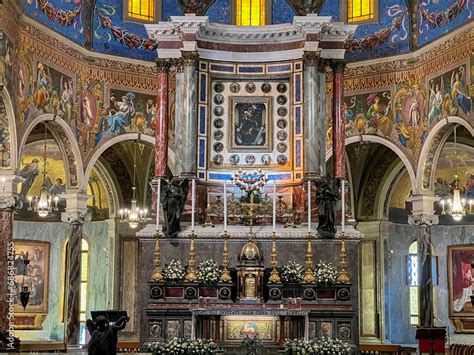 POMPEII ITALY September 28 2023 Interior Of The Basilica Of Our