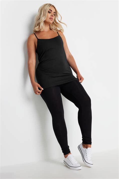 Yours Plus Size Pack Nude Black Cami Tops Yours Clothing