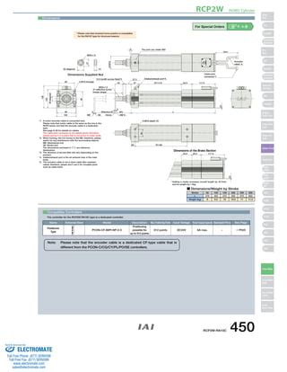 Iai Rcp2 W Rcaw Rcsaw Specsheet PDF