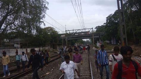 Train Services Disrupted On Mumbais Central Line Between Kalyan And