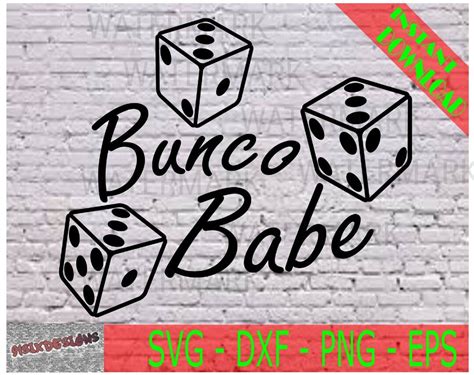 Bunco Babe Svg Bunco Svg Bunco Png Bunco Ts Bunco Etsy Australia