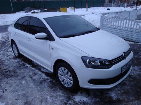 Сьёмная тонировка на статике — Volkswagen Polo Sedan, 1,6 л, 2012 года ...