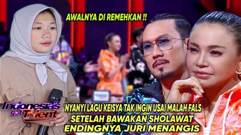 Awalnya Di Remehkan Saat Peserta Bawakan Lagu Tak Ingin Usai Endingnya