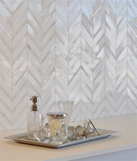 Herringbone Tile Backsplash Design Ideas