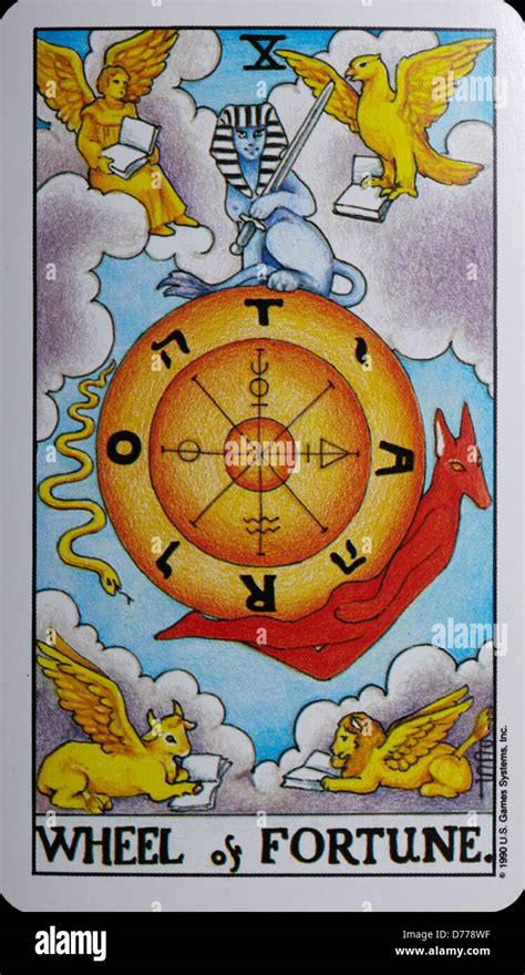 Tarot Cards The Wheel Of Fortune