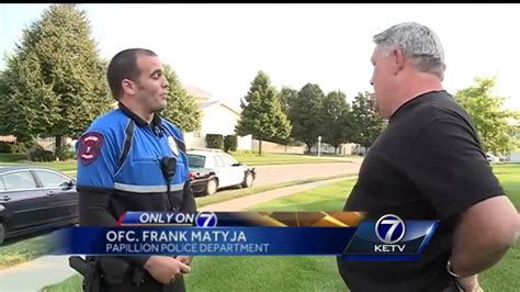 Papillion Police Officer Saves Mans Life Reunites With Him Months