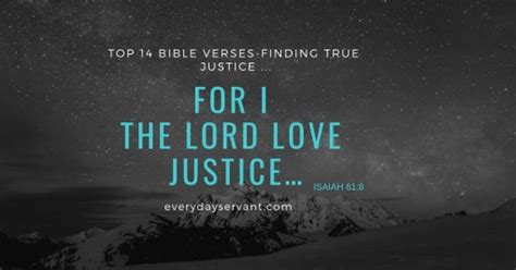 Top 14 Bible Verses Finding True Justice Everyday Servant