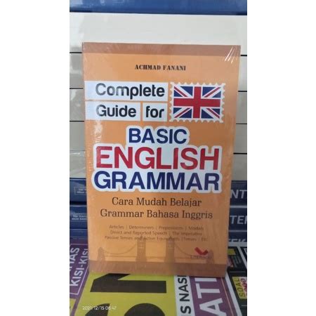 Jual Complete Guide For Basic English Grammar Achmad Fanani Shopee